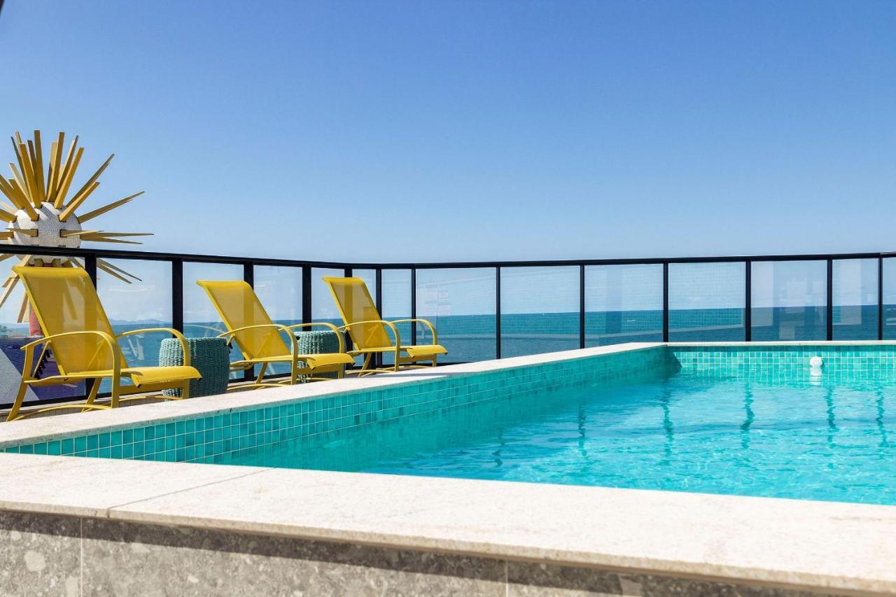 Aion Suites 303 - Lindo Apartamento Com Vista Para O Mar, A 60M Da Praia De Bombinhas, Com Piscina E Academia No Rooftop. 外观 照片