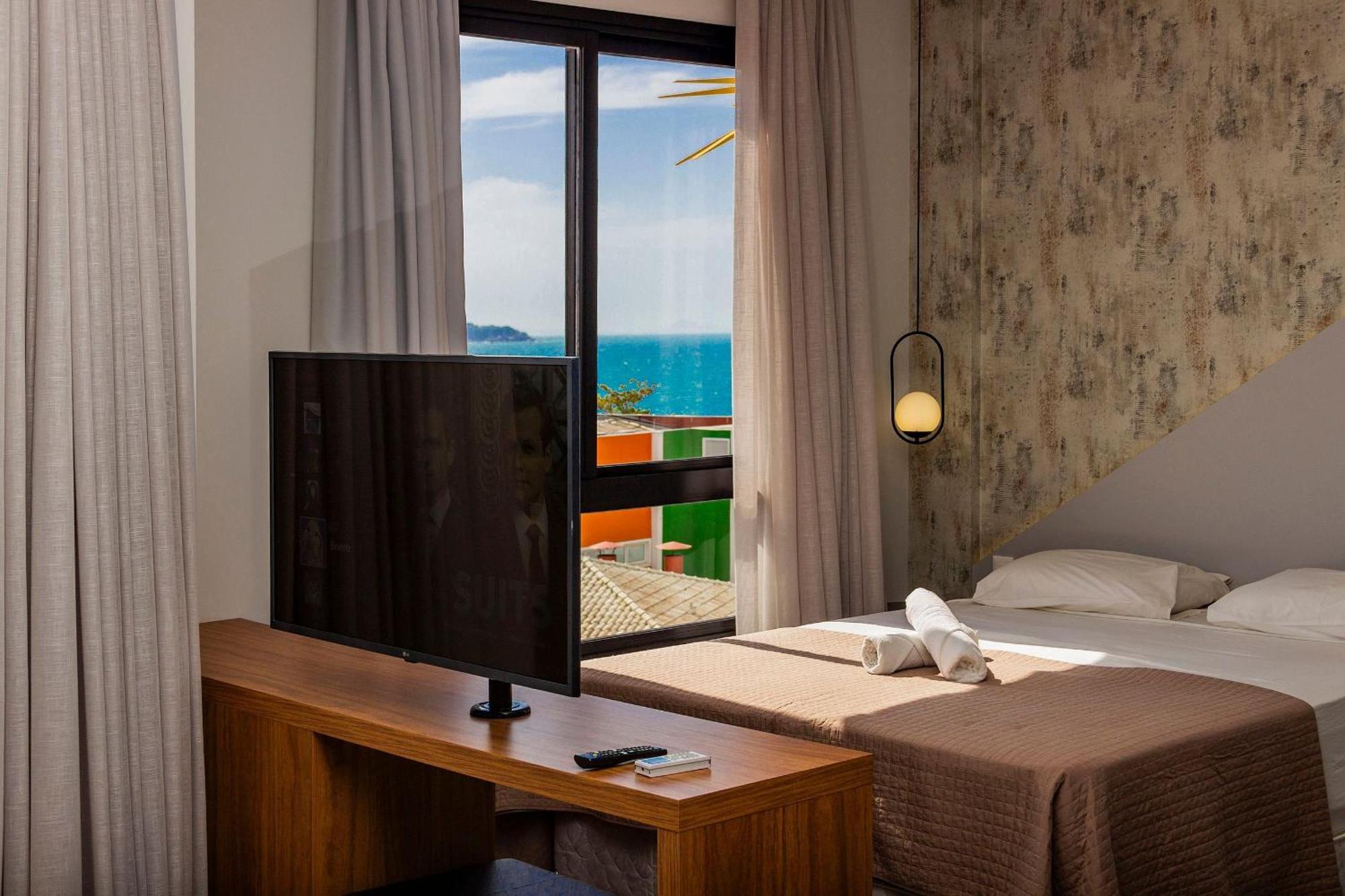 Aion Suites 303 - Lindo Apartamento Com Vista Para O Mar, A 60M Da Praia De Bombinhas, Com Piscina E Academia No Rooftop. 外观 照片